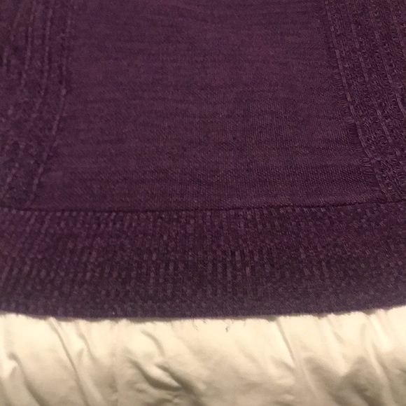 Two-One-Two New York purple short sleeve sweater. Butterfly sleeve. large. - Picture 3 of 4